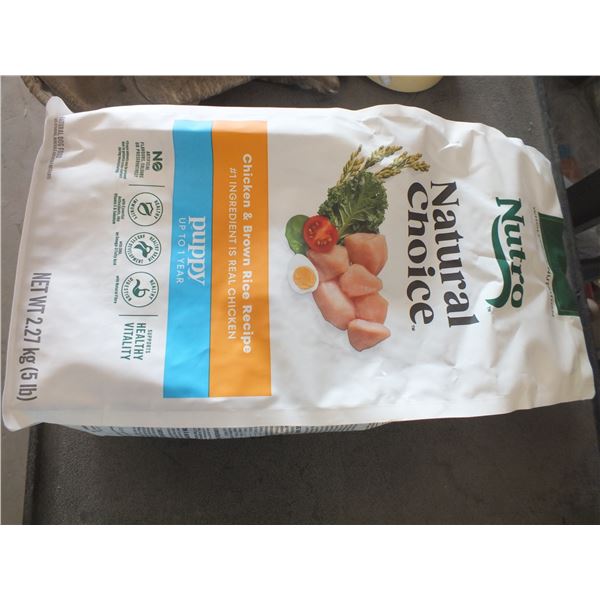 1 Bag Of Nutro Natural Choice Chicken & Brown Rice Puppy Food