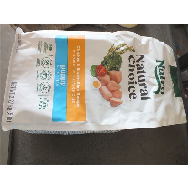 1 Bag Of Nutro Natural Choice Chicken & Brown Rice Puppy Food