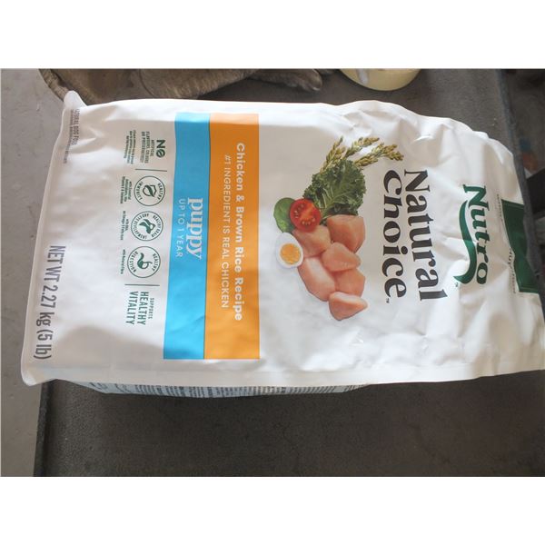 1 Bag Of Nutro Natural Choice Chicken & Brown Rice Puppy Food