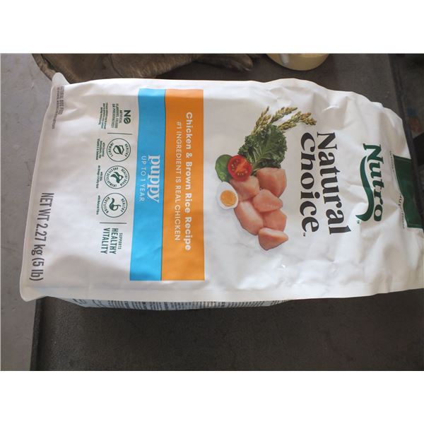1 Bag Of Nutro Natural Choice Chicken & Brown Rice Puppy Food