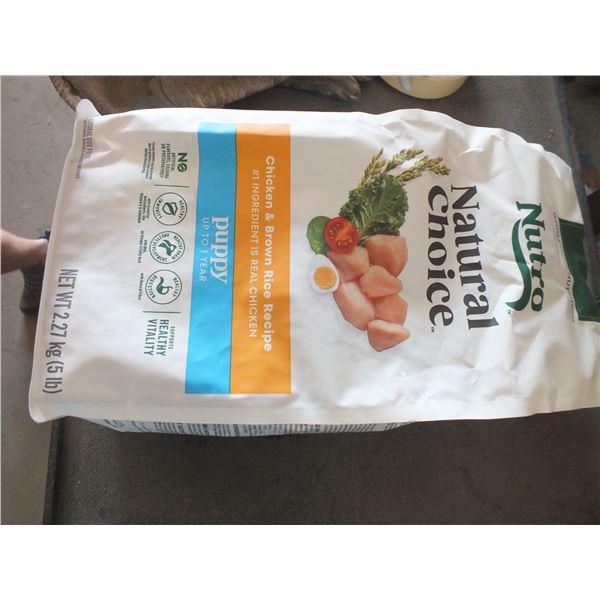 1 Bag Of Nutro Natural Choice Chicken & Brown Rice Puppy Food