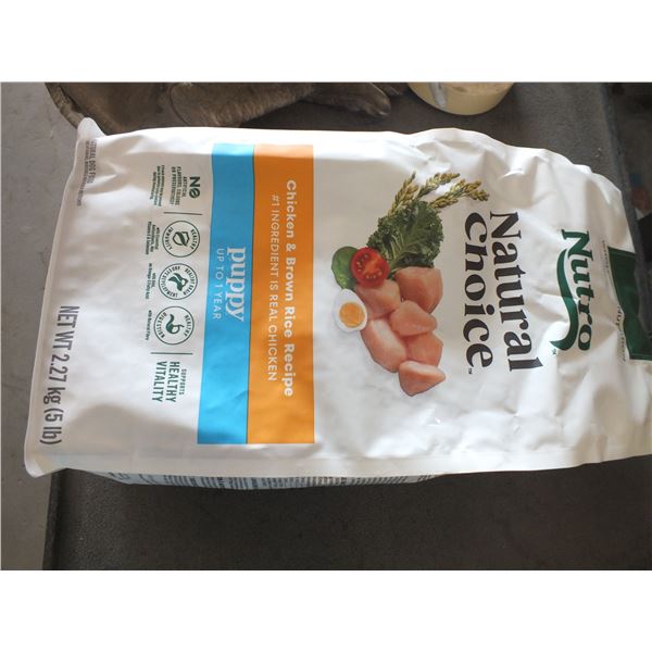 1 Bag Of Nutro Natural Choice Chicken & Brown Rice Puppy Food