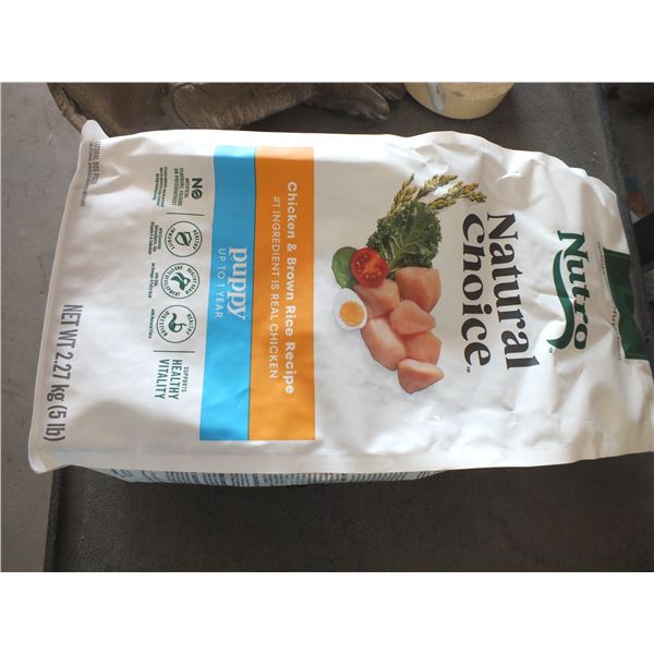 1 Bag Of Nutro Natural Choice Chicken & Brown Rice Puppy Food