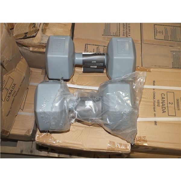 Two 15lb Dumbbells