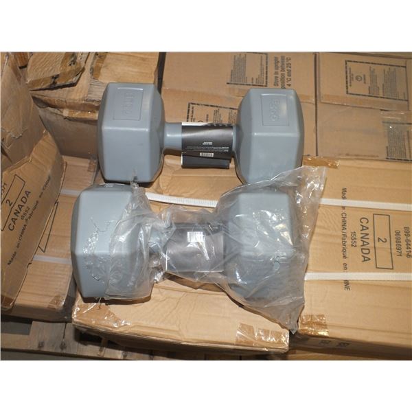 Two 15lb Dumbbells