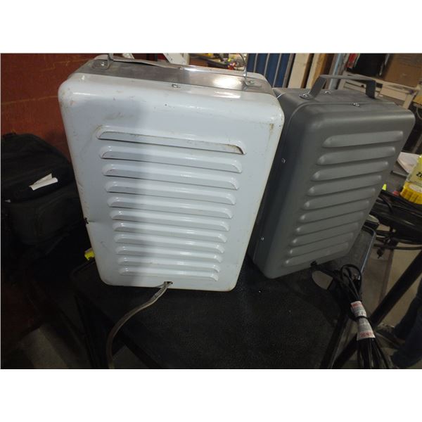 2 Small Space Heaters