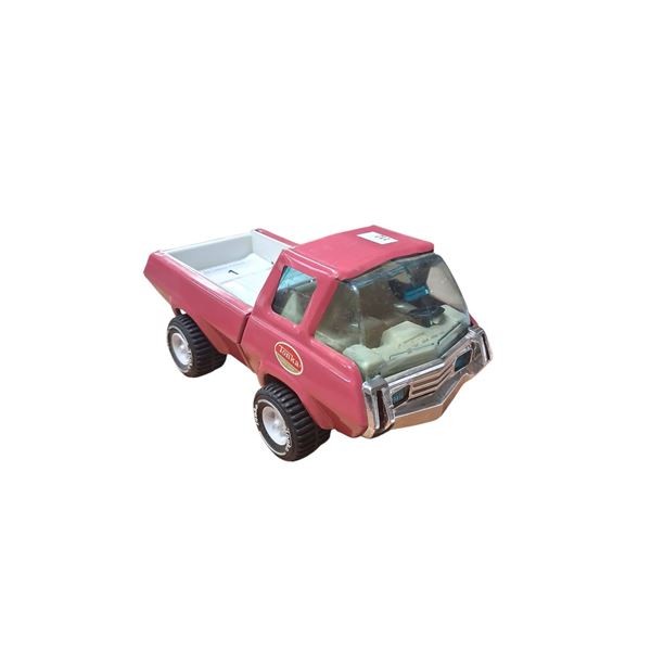 70s pink Tonka truck approx 9" long
