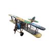 Image 1 : Vintage metal British WWI bi-plane 14"x12"