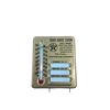 Image 1 : Rare hard to find Texaco service station thermometer/service reminder plaque mint cond 2.5"x2.5"