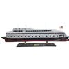 Image 1 : Hand built model of MV Kalakala ferry 38" long