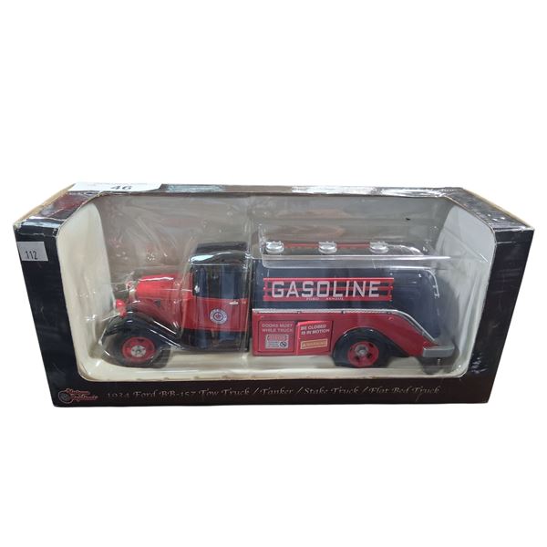 NOS Red Crown Gasoline 1934 Ford tanker truck 1:24 scale die cast
