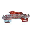 Image 1 : Red Lion license plate topper embossed 11"x5"