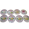 Image 1 : 8 vintage NOS Dairyland metal lids 4.5" diameter