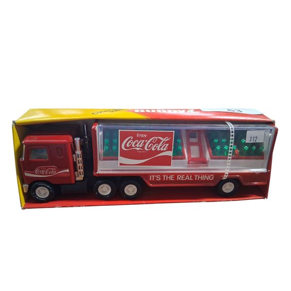 1979 Buddy L Coca-Cola delivery truck, metal Made in Japan 10" long