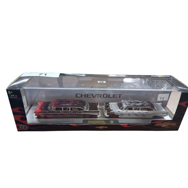 NOS M2 1957 Bel-Air custom die cast stretch cars