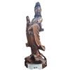 Image 1 : Wood carved statue 13" tall