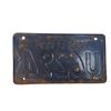 Image 2 : Vintage 1950 Penn license plate