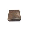 Image 1 : Vintage brass jewelry box with nice design 3" square