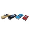 Image 3 : 4 die cast cars, 1951 Ford conv coupe, 1964 Ford Galaxie, 1957 Corvette, Ford T-Bird, longest is 6"