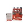 Image 2 : 1960s Coca-Cola 16" king size 6 pack bottles with diner table stand