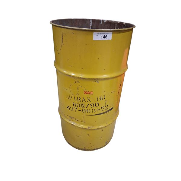 Shell 20 gallon barrel