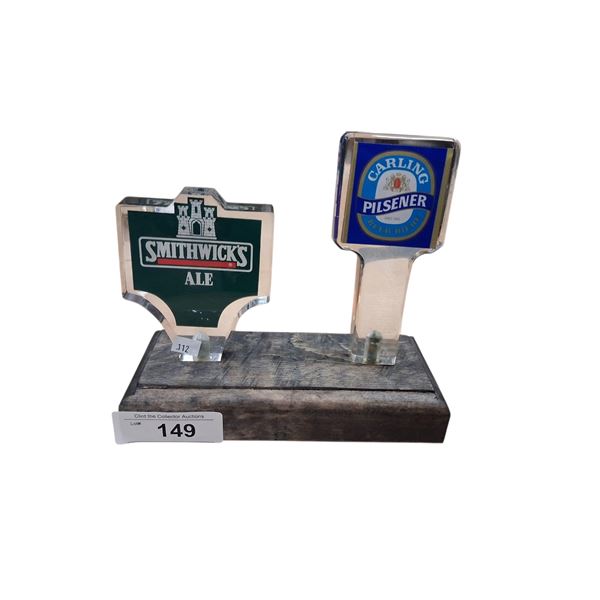 Smithwick's Ale & Carling Pilsner tap handles