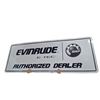 Image 1 : Vintage Evinrude metal sign 45"x19"