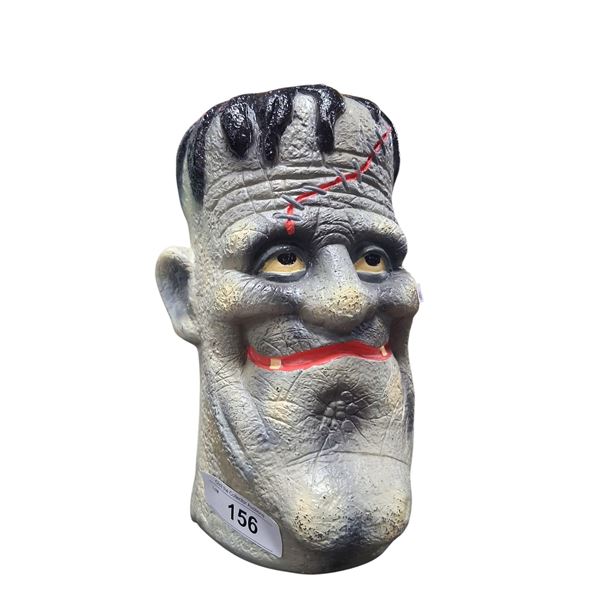 Vintage Frankenstein monster head 11" tall