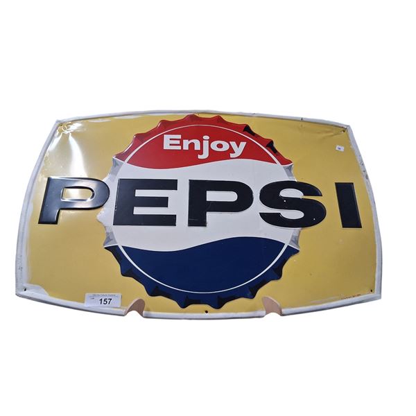 60s Pepsi metal sign 29"x19"