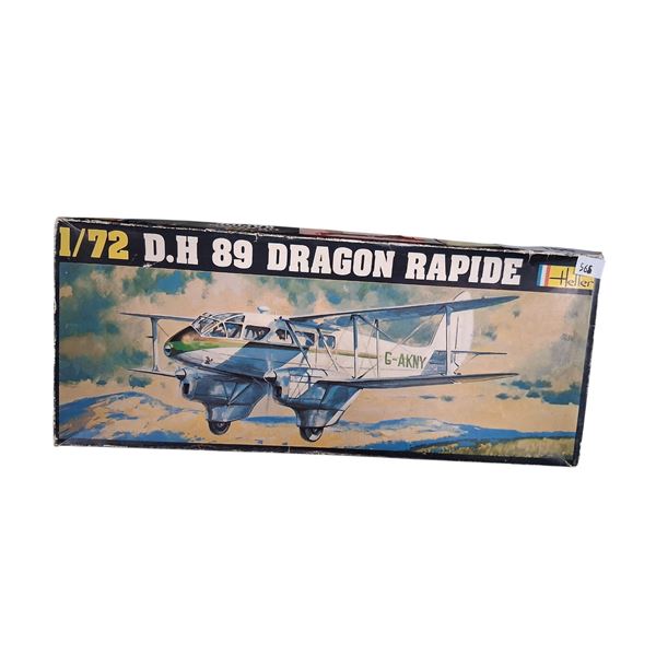 1:72 scale Dragon Rapide plane model