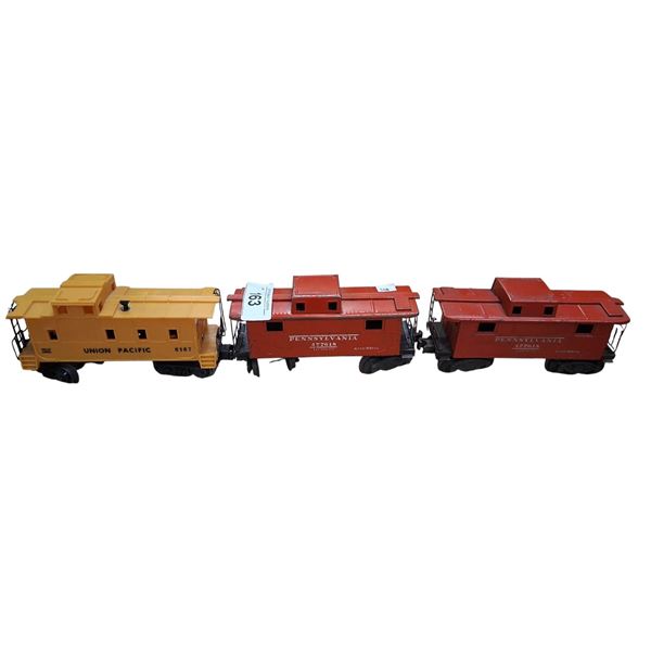 3 o-scale Pennsylvania train models