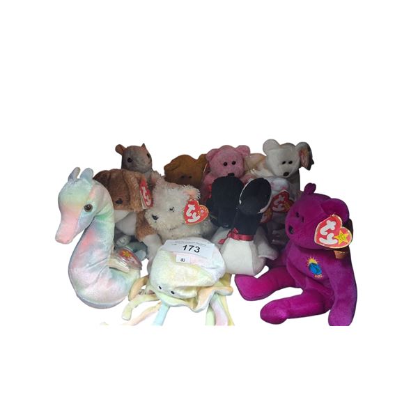 Large collection of rare Ty Beanie Babies