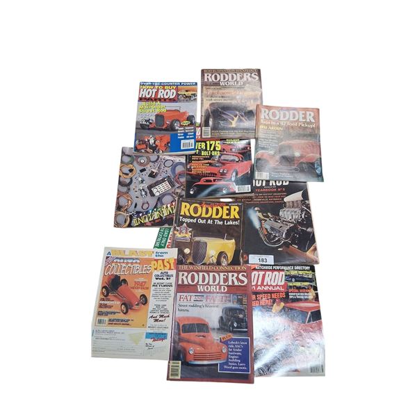 Collection of Hot Rod magazines