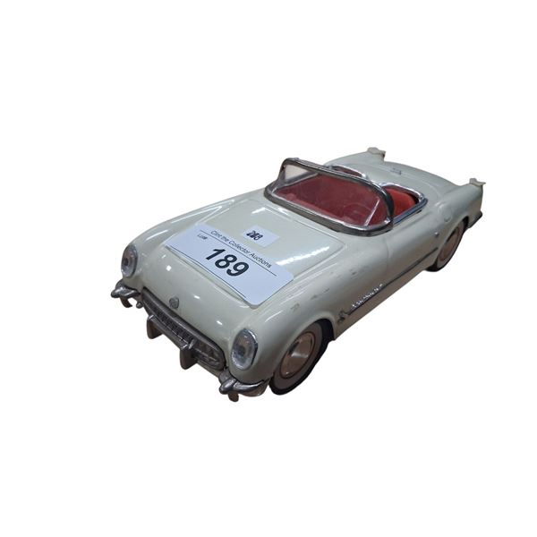 Japanese tin Corvette, nice condition 10"