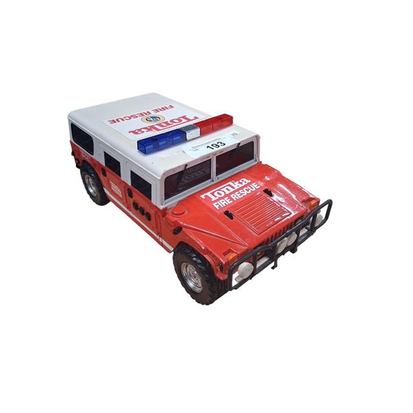 Tonka Hummer H1 fire rescue truck, 13"