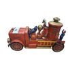 Image 2 : Vintage tin fire truck toy 13"