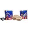 Image 1 : 2 Orange County Chopper tins (large), 2 Chev hubcaps & 1:24 die cast 99 Silverado
