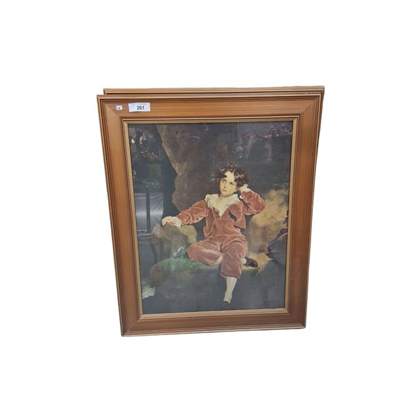 Vintage framed portrait 35"x29"