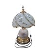 Image 2 : Vintage glass touch lamp with quartz 15" tall