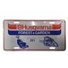 Image 1 : Vintage Husqvarna Forest & Garden license plate