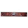 Image 1 : Heavy steel "Sturgis Country" sign 35"x5"