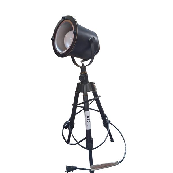 Decorator metal movie light 22" tall