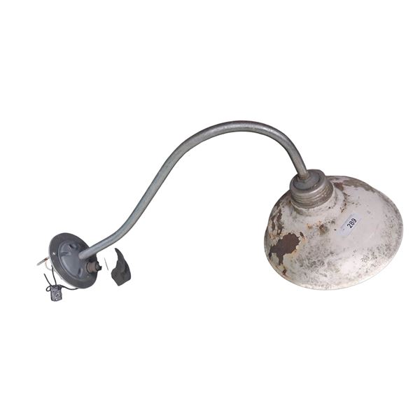 Vintage industrial light, 31"