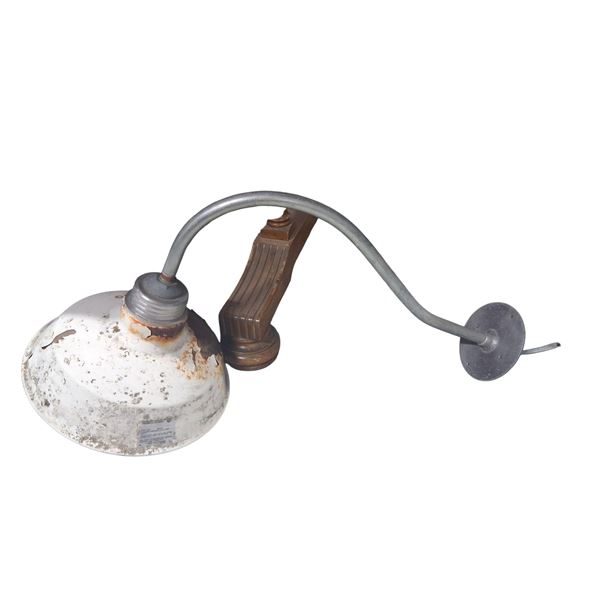 Vintage industrial light, 31"