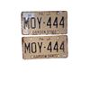 Image 1 : Matching pair of vintage New Jersey "Garden State" license plates