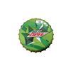Image 1 : Mountain Dew tin bottle cap sign 12" diameter