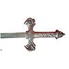 Image 3 : Vintage sword with ornate metal handle and sheath 36" long