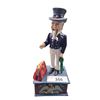 Image 1 : Vintage cast iron Uncle Sam bank 11" tall