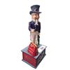 Image 2 : Vintage cast iron Uncle Sam bank 11" tall