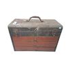 Image 1 : Vintage metal shop tool box with three drawers 19"x12"10"
